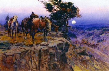 罪のない同盟者 1913 チャールズ・マリオン・ラッセル Oil Paintings